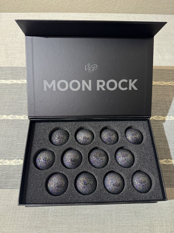 Vice Golf Moon Rock Golf Ball Boxed Set - Collector’s Limited Edition Box Set