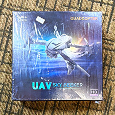 UAV Sky Seeker Foldable Quadcopter Drone HD Camera 2.4G Gray Toy Grade