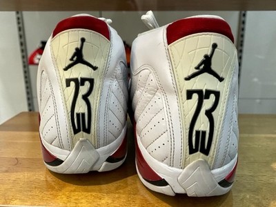 Size 12 - Air Jordan 14 Retro 2012 Candy, Cane Box Not Included Jordan 14 Retro Candy Cane 2012 (487471-101) Men main image 2