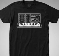 Synthesizer T SHIRT ms 10 korg analog moog modular tee 80s synth keyboard piano