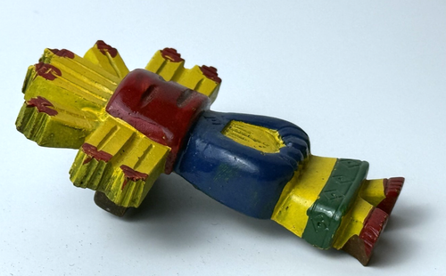 Vintage 1950s Hopi Kachina Neckerchief Slide use Boy Scouts BSA - Picture 4 of 5