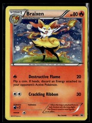 Braixen XY161 XY Black Star Promo Holo