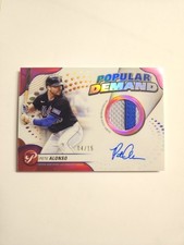 2024 Topps Pristine Pete Alonso /15 Popular Demand Autograph Relic Card NY Mets