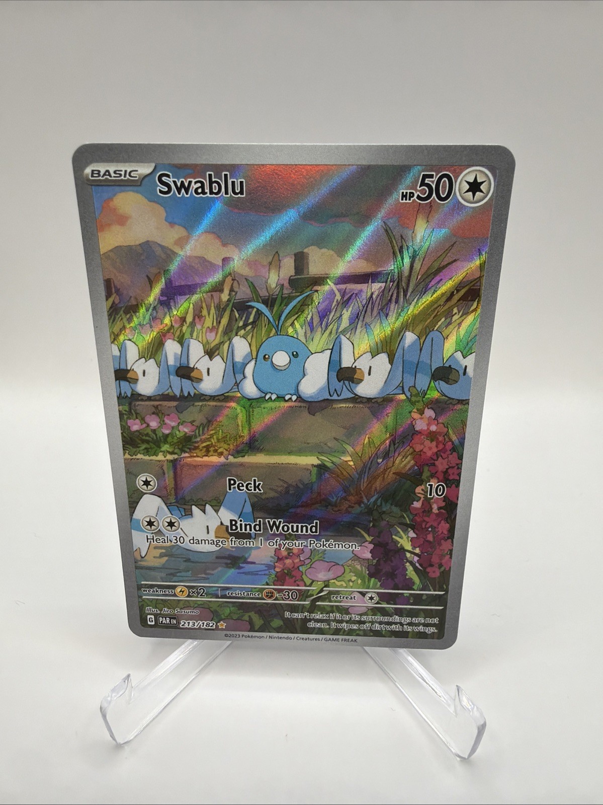 🔥Swablu - 213/182 - SV04: Paradox Rift (PAR) Pokemon Tcg🔥