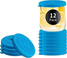 Oui Yogurt Jar Lids Silicone Covers Fit for 5 Oz Oui Yogurt Glass Jars Perfe