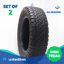 Set Of 2 Used Lt 27565r20 Bfgoodrich All-terrain Ta Ko2 126123s - 11.532