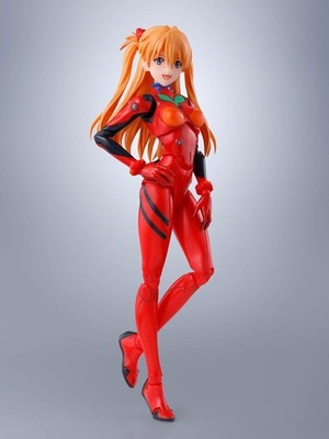 Asuka Shikigami Langley. SH Figuarts. Neon Genesis Evangelion. Bandai Tamashii N