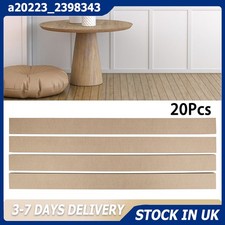20Pcs MDF Panelling Strips Wall Paneling DIY 1200mm x 90mm x 6mm Paintable