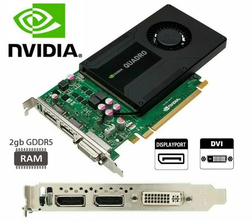 Scheda Video NVIDIA Quadro K2000 2GB PCIe 1xDVI 2xDP⚡