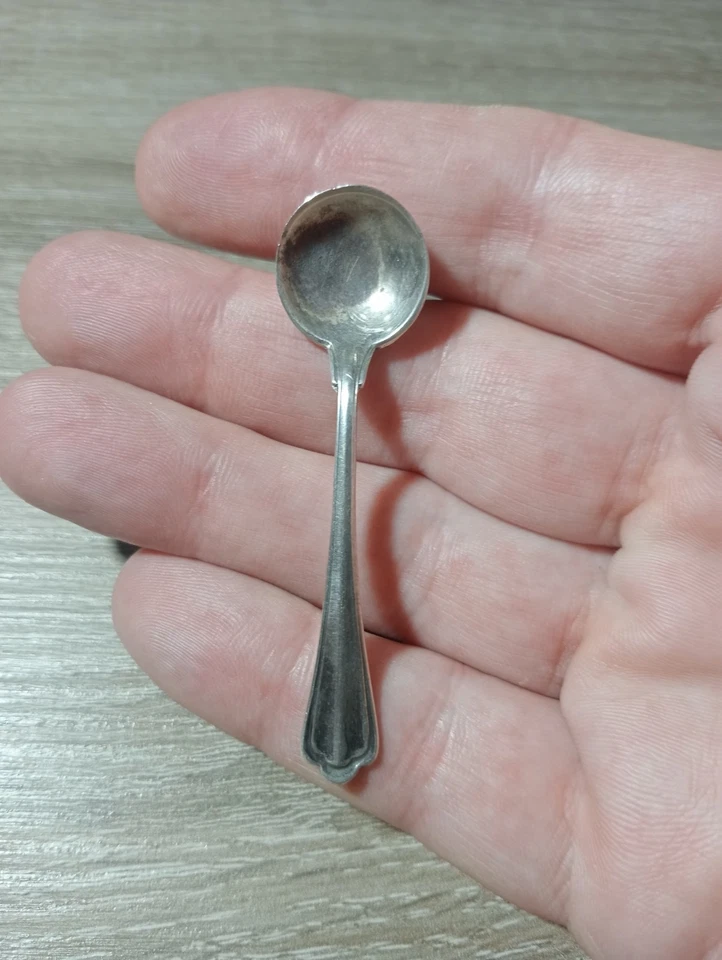 Argento 800 San Marco Cucchiaino Sale Pepe - Immagine 4 di 4