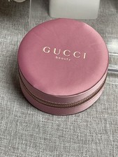 Gucci Beauty - Round Satin Pink Jewelry Box.