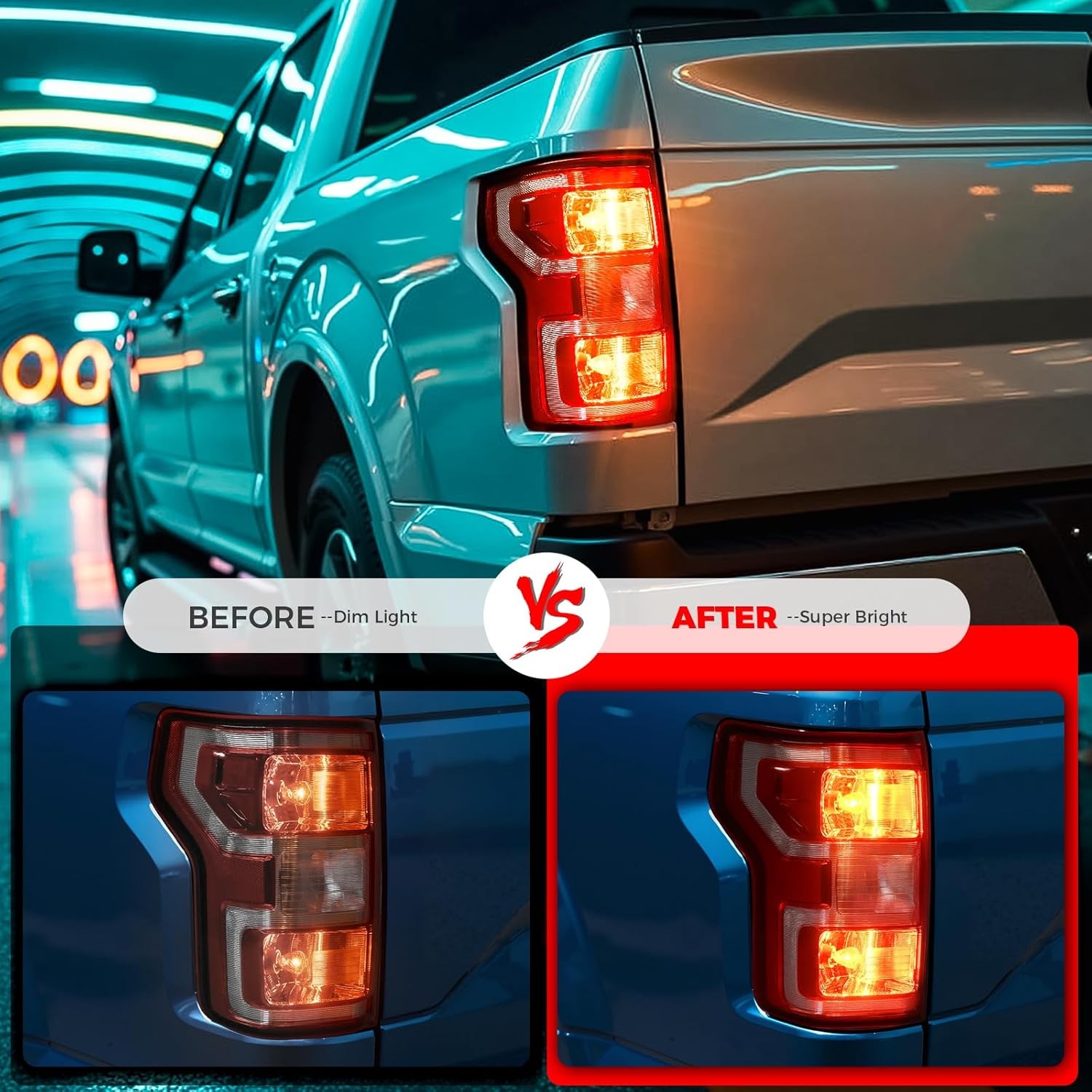 F150 Tail Lights Assembly Compatible With 2018 2019 2020 Ford F150 Left Driver S