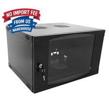 6U WALL MOUNT IT NETWORK SERVER Data CABINET 19" 450MM DEEP DOOR/PANEL LOCKS