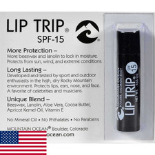 Mountain Ocean Lip Trip 0.165oz Lip Balm - Pack of 12 for Hydrated Lips