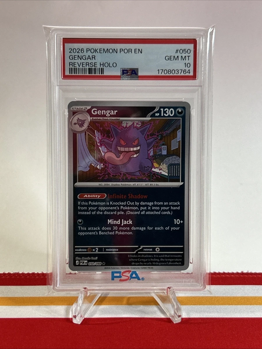25+ Gengar Pokémon TCG Grade 10 Rare Individual Collectible Card