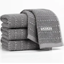 Kitchen Dish Towels, Bulk Cotton Kitchen Hand Towels, 390 GMS Plaid Dish Clot...