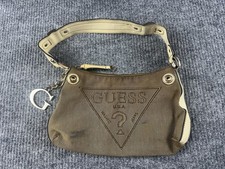 Vintage Guess Purse Handbag Beige Cloth Fuchs...