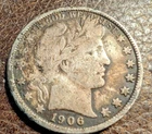 1906 Barber Half Dollar
