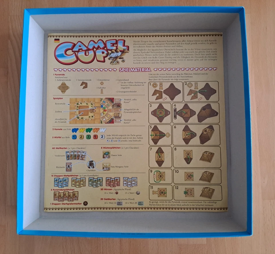 Camel Up Pegasus-Spiele Spiel des Jahres 2014 Brettspiel komplett gut - Bild 3 von 4