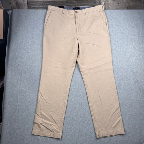 Banana Republic Pants Mens 38x32 Beige Aiden Fit Slim Chino 100% Cotton NEW