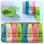 thumbnail 1 - 8pcs Plastic Laundry Clothes Beach Towel Pins Hangers Extra Large Clips