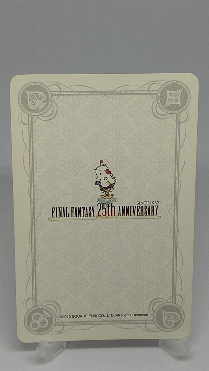 Final Fantasy 25th Anniversary Playing Cards Diamond 6 Square Enix