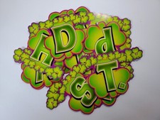 2003 BEISTLE Happy St. Patrick  s Day Jointed Streamer Banner Shamrocks Decor