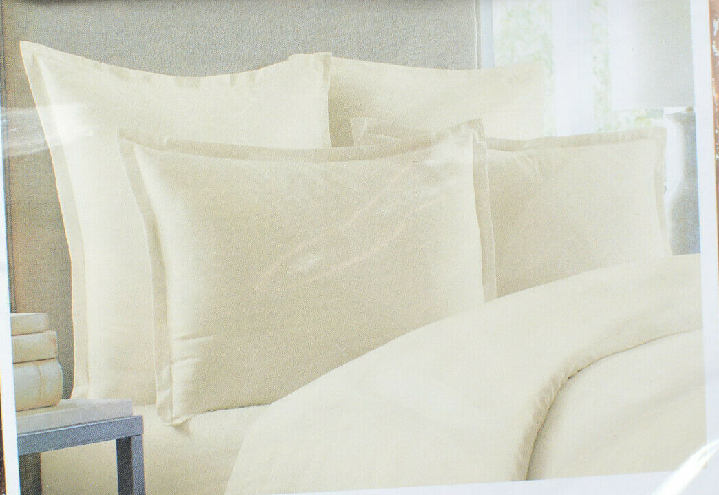 Wamsutta 620 Thread Count 100 Egyptian Cotton Standard Pillow Sham in Ivory eBay