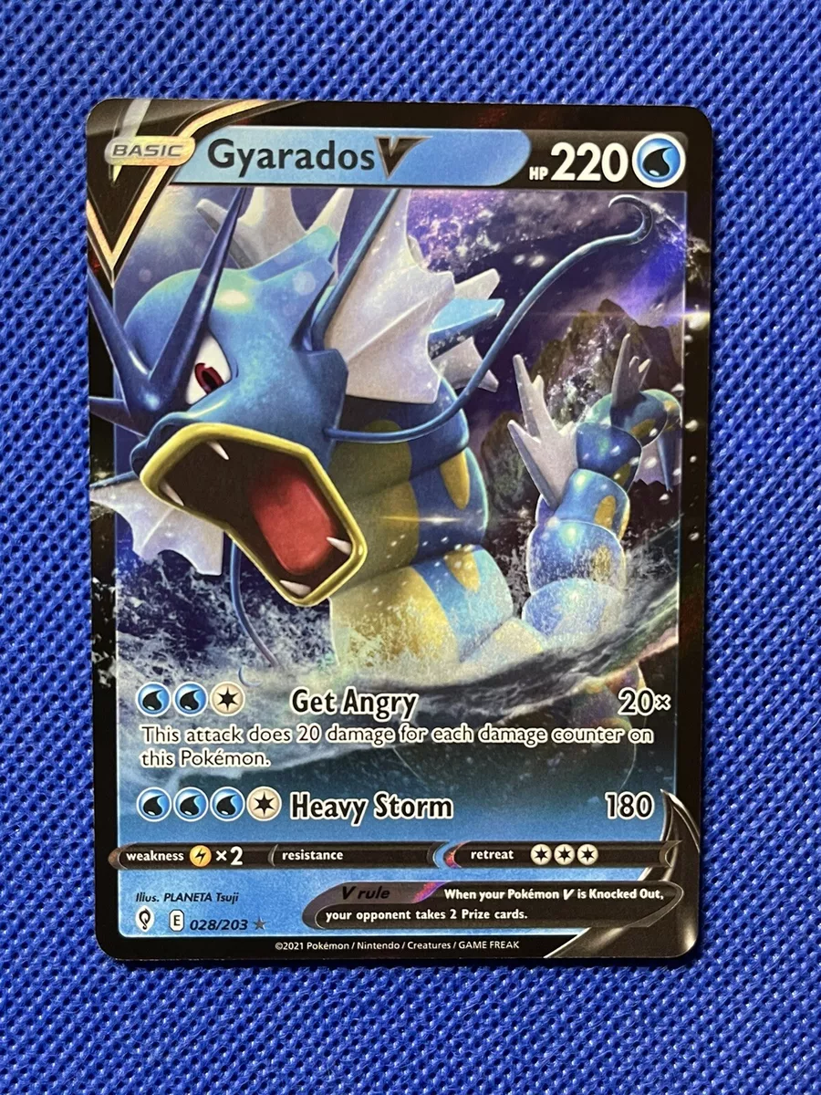 Carta Pokémon Gyarados Vmax Céus Em Evolução Original