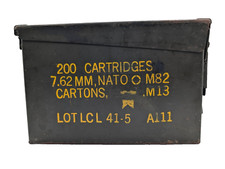 Miitary Cartridge Box, 7.62MM, NATO. 200