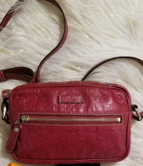 gucci red crossbody bag