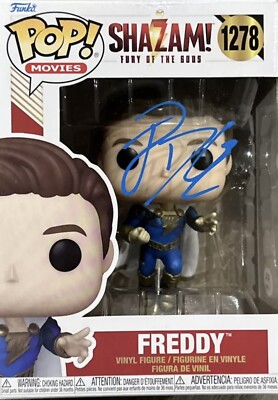 SHAZAM Freddy #1278 Jack Dylan Grazer Signed Funko Pop! PSA COA