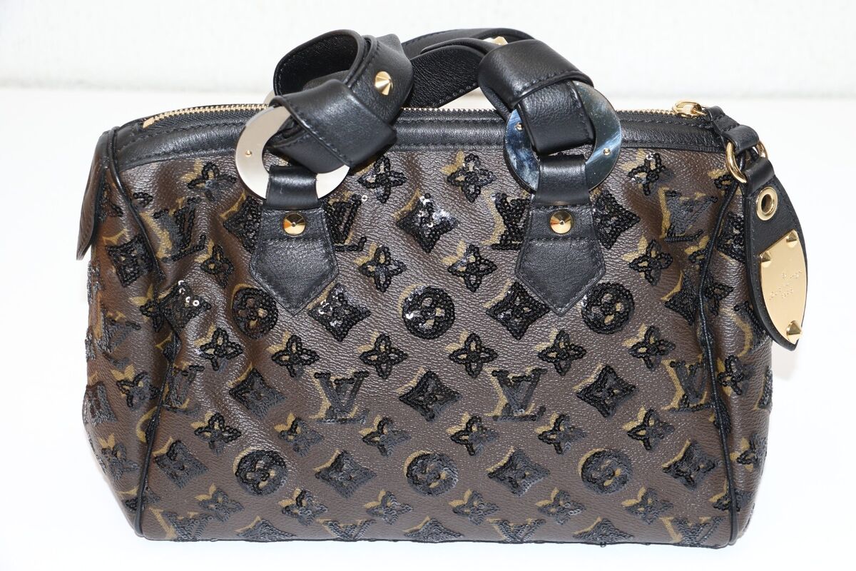 LOUIS VUITTON M40243 Monogram Eclipse Speedy30 Sequin Hand LOUIS VUITTON M40243 Monogram Eclipse Speedy30 Sequin Hand