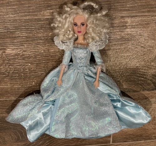 Disney Store Fairy GodMother Cinderella Film Doll Live Action Shoes & Wand - Picture 2 of 5