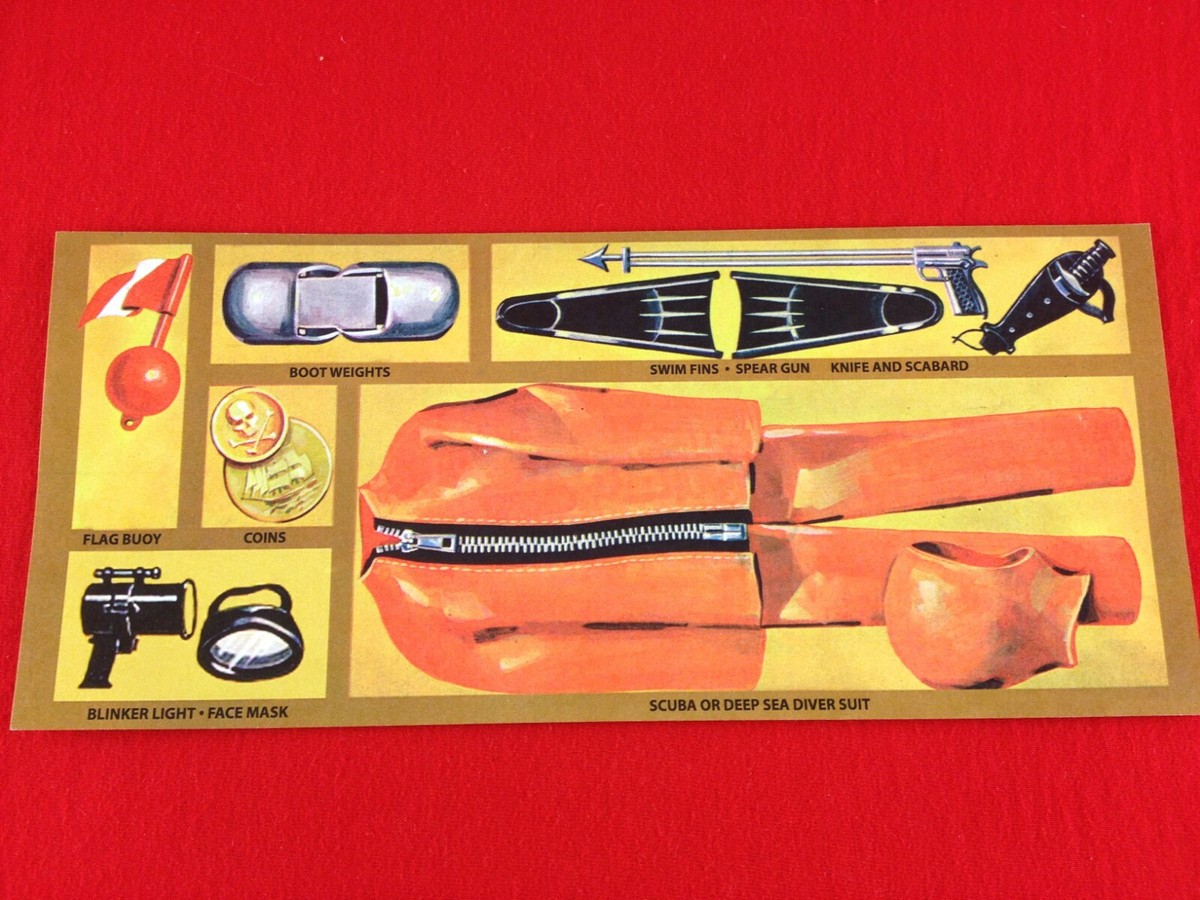 1964 GI JOE - New GI Joe Aquanaut Foot Locker Decals | eBay