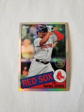 2020 Topps Chrome Rafael Devers 1985 Refractor 35th Anniversary Red Sox