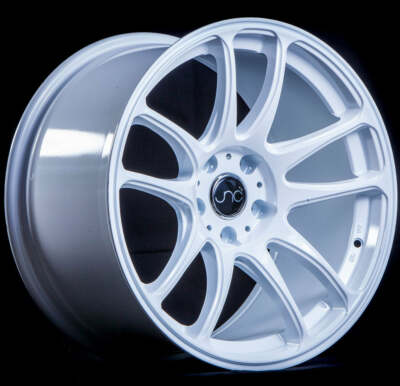 JNC 030 White 18x10 5x100 +30 Wheel/Rim | eBay