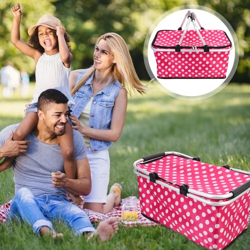 Thermal Lunch Bag Insulated Food Bags Portable Cooler Basket