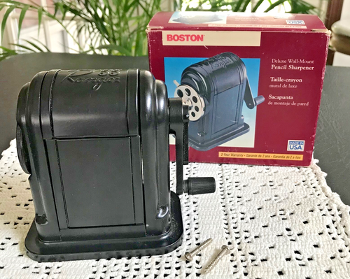 Ranger 55 Table Or Wall Mount Pencil Sharpener Glossy Black