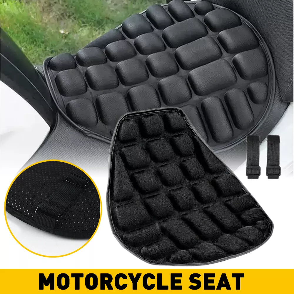 Motorcycle Seat Cover Comfort Gel Seat Cushion Universal Pressure Relief  Air Pad