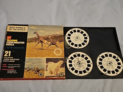 Wild Animals Of The World Talking View-Master Rollen - GAF