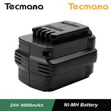 24V 4000mAh Ni-MH Battery For Dewalt DE-24 DE0240 DE0241 DE0243 DW0240 DW0242