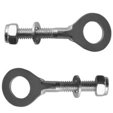 2x UNIVERSAL CHAIN TENSIONER M6x100 6MM MOTORCYCLE MOTORBIKE SCOOTER MOPED