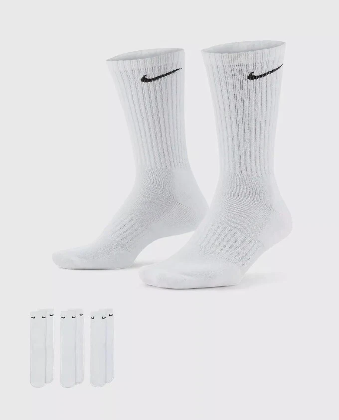 Nike Everyday Unisex Dri-FIT 3 pares de calcetines acolchados de algodón Foto 2 de 4