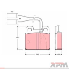 Kits de frein Alfa Romeo ALFETTA