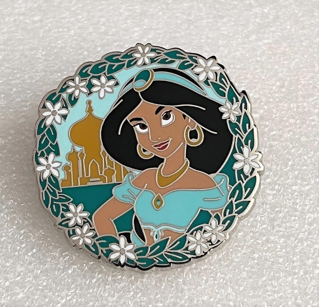 Disney Jasmine from Aladdin Princess Portrait Frame Blind Box Mystery Pin