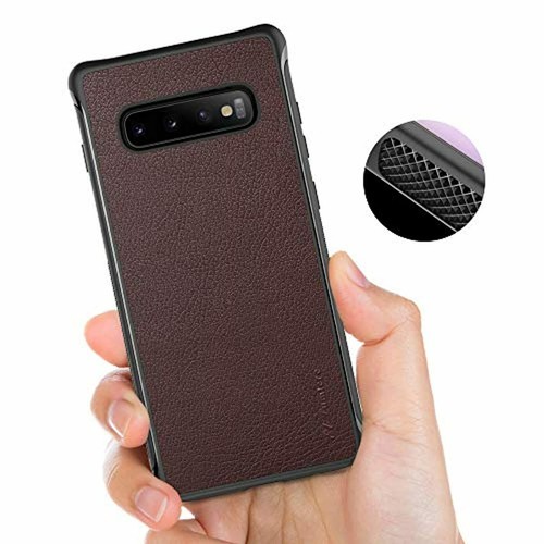 El Lumiere Neo Genuine Leather Hybrid Case for Samsung Galaxy S10 - Picture 4 of 9