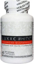 Luxxe White Enhanced Glutathione 500mg Glutathione per Capsule, 60 ct