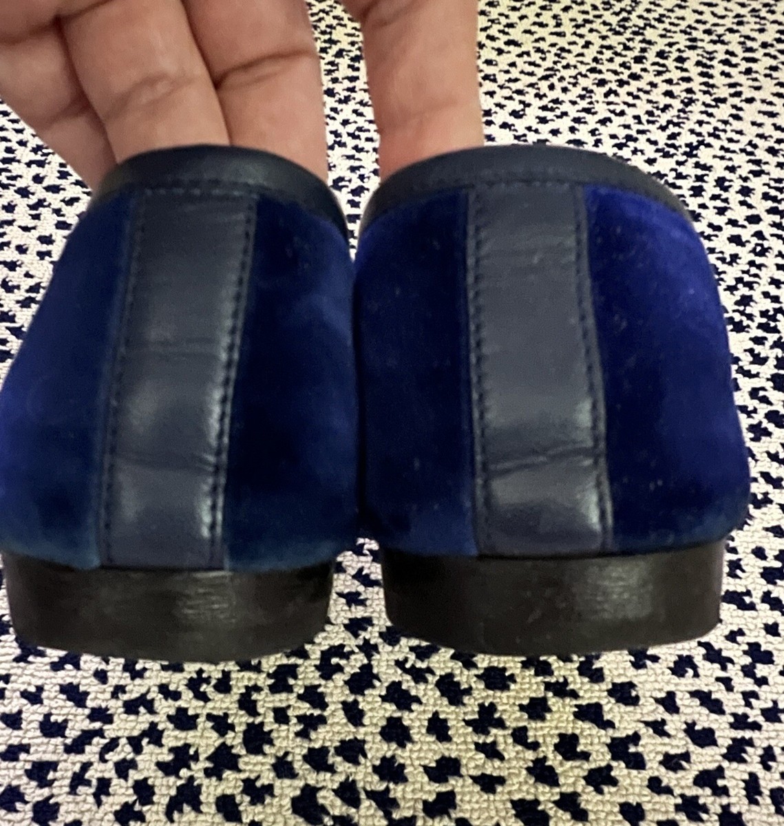 【送料込み】SALE!!Gucciグッチ♪NEW JORDAAN Gucci Jordaan Blue Suede Loafers 38 (resoled bottoms) | eBay