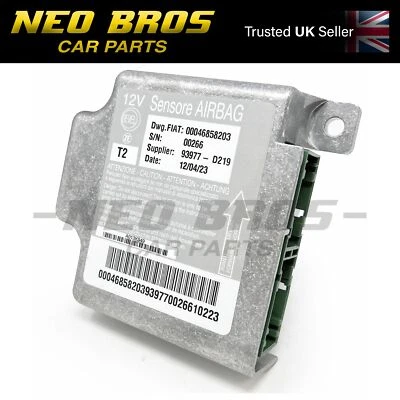 OE Airbag ECU Control Module Unit Fiat Ducato 11/12/2015 on- 46858203 - Image 1 of 3